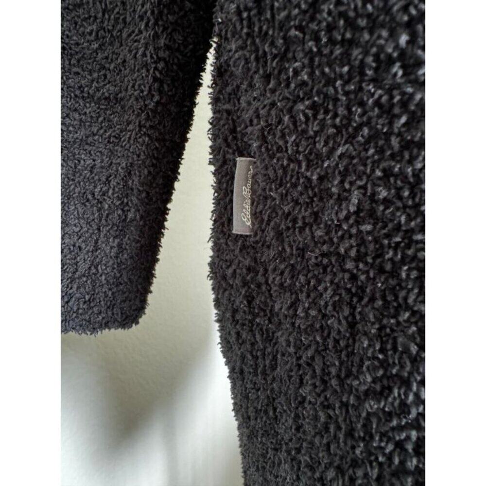 Eddie Bauer | Chenille Open Front Chunky Sweater size M - Picture 4 of 9